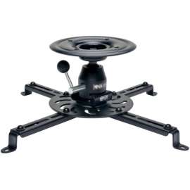 Tripp Lite Display Projector Universal Ceiling Monitor Mount Full Motion, 55 lb Load Capacity, Black