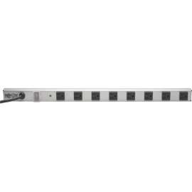 Tripp Lite Surge Protector Power Strip 120V 8 Outlet 6ft Cord 24" Length, 8 x NEMA 5-15R, 1800 VA, 1050 J, 120 V AC Input