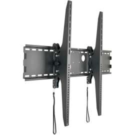 Tripp Lite Display TV LCD Wall Monitor Mount Tilt 60" to 100" TVs / Monitors / Flat-Screens, 350 lb Load Capacity, Metal, Black