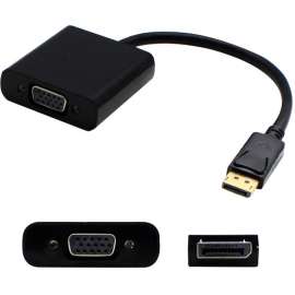 Addon HP AS615AA Compatible DisplayPort 1.2 Male to VGA Female Black Adapter For Resolution Up to 1920x1200 (WUXGA), 100% compatible and guaranteed to work