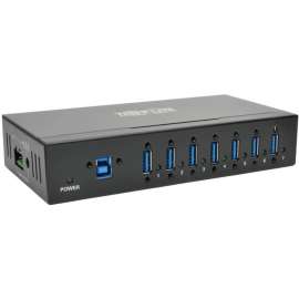 Tripp Lite 7-Port USB 3.0 Hub SuperSpeed with Dedicated 2A USB Charging iPad Tablet Metal, USB, External