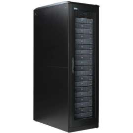 Eaton Paramount 51U Server Rack Enclosure, Wide, 48 in. Depth, Doors Included, No Side Panels, TAA, 51U Rack Height, Black, 2200 lb Maximum Weight Capacity