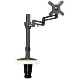 Tripp Lite Display LCD Flex Arm Desk Mount Monitor Stand Clamp 13" to 27" Monitors, 22 lb Load Capacity, Steel, Metal, Black"