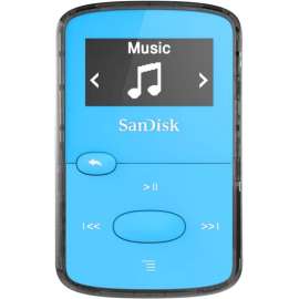 SanDisk SDMX26-008G-G46B 8 GB Flash MP3 Player - Blue - FM Tuner - microSD - AAC, MP3, WMA, WAV, Ogg Vorbis, Audible, FLAC - 18 Hour