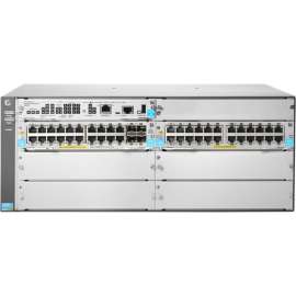 HPE Aruba 5406R 44GT PoE+/4SFP+ (No PSU) v3 zl2 Switch - 44 Ports - Manageable - Gigabit Ethernet, 10 Gigabit Ethernet - 10/100Base-TX, 10/100/1000Base-T, 10GBase-X - 3 Layer Supported - Modular - Twisted Pair, Optical Fiber - 4U High - Rack-mountab