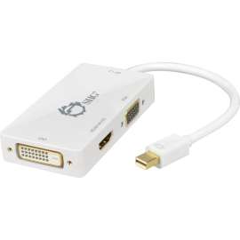 SIIG Mini DisplayPort 1.2 to 4K HDMI/DVI/VGA Conversion Adapter, DVI/HDMI/Mini DisplayPort/VGA for Tablet, Computer, Notebook, 2.70 GB/s, 1 Pack, 1 x Mini DisplayPort Male Digital Audio/Video