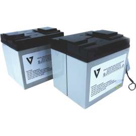 V7 RBC55 UPS Replacement Battery for APC, 24 V DC, Lead Acid, Maintenance-free/Sealed/Spill Proof, 3 Year Minimum Battery Life