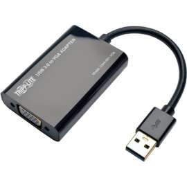 Tripp Lite USB 3.0 SuperSpeed to VGA Adapter 512MB SDRAM 2048 x 1152 1080p, VGA, 1 x VGA Outputs, PC, Mac, 1 x Monitors Supported"