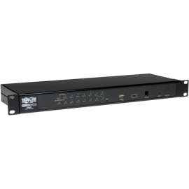 Tripp Lite 16-Port Rackmount KVM Switch w/ Built in IP and On Screen Display 1U - 16 Computer(s) - 1 Local User(s) - 1 Remote User(s) - 2048 x 1536 - 1 x Network (RJ-45) - 1 x USB - Rack-mountable - 1U - TAA Compliant