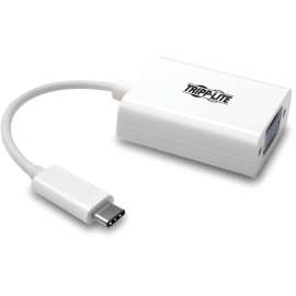 Tripp Lite, Pro Av Tripp Lite USB C to VGA Video Adapter Converter1080p, M/F, USB Type C to VGA, USB-C to VGA, USB Type-C to VGA 6in, USB/VGA for Video Device, Graphics Card, Projector, Tablet, Smartphone, Ultrabook, Chromebook, 640 MB/s, 1 x Type C Male 