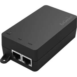 Engenius Tech EnGenius 802.3at/af Compatible Gigabit Single Port Poe Adapter, 120 V AC, 230 V AC Input, 1 x Gigabit Ethernet Input Port(s), 1 x Gigabit Ethernet Output Port(s), 30 W