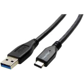 VisionTek USB-C to USB-A 1M Cable (M/M), USB-C to USB-A 1 Meter 3.3 ft Male to Male Cable PD 60W 10Gbps Data for Laptop Ipad Dell XPS MacBook Pro