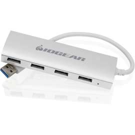 IOGEAR met(AL) USB 3.0 4-Port Hub, USB, External, 4 USB Port(s), 4 USB 3.0 Port(s)