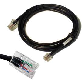 apg Printer Interface Cable , CD-101B Cable for Cash Drawer to Printer, 1 x RJ-12 Male, 1 x RJ-45 Male , Connects to EPSON and Star Printers