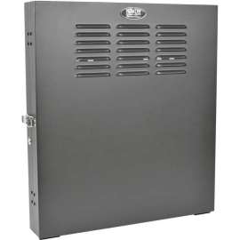 Tripp Lite 2U Wall Mount Low Profile Secure Rack Enclosure Cabinet Vertical, For LAN Switch, Patch Panel, 2U Rack Height x 19" Rack Width x 20" Rack Depth, Wall Mountable, Black