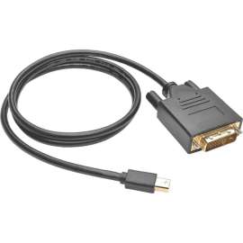 Tripp Lite 3ft Mini DisplayPort to DVI Adapter Active Converter mDP to DVI 1920 x 1080 DPort 1.2 M/M, DisplayPort/DVI-D for Video Device, Projector, TV, Graphics Card, Monitor, 3 ft, 1 x DVI-D (Dual-Link) Male Video, 1 x Mini DisplayPort Male Digital Vide