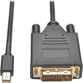 Tripp Lite 6ft Mini DisplayPort to DVI Adapter Active Converter mDP to DVI 1920 x 1080 DPort 1.2 M/M, DisplayPort/DVI-D for Video Device, Monitor, Projector, TV, Graphics Card, 6 ft, 1 x Mini DisplayPort Male Digital Video, 1 x DVI-D (Dual-Link) Male Digi