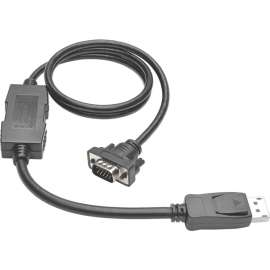 Tripp Lite 10ft DisplayPort to VGA / DP to VGA Adapter Active Converter with Latches DP 1.2 M/M, for Video Device, Projector, TV, Graphics Card, Monitor, 10 ft, 1 x HD-15 Male VGA, 1 x DisplayPort Male Digital Video