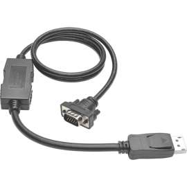 Tripp Lite 3ft DisplayPort to VGA Adapter Active Converter Cable Latches DP to HD15 DPort 1.2 M/M, for Video Device, Projector, TV, Graphics Card, Monitor, 3 ft, 1 x HD-15 Male VGA, 1 x DisplayPort Male Digital Video