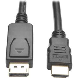 Tripp Lite 6ft DisplayPort to HDMI Adapter Active Converter DP w/ Latches to HDMI DPort 1.2 4K x 2K M/M, Audio/Video Device, Projector, Monitor, TV, Graphics Card, 6 ft, 1 x DisplayPort Male Digital Audio/Video, 1 x HDMI Male Digital Audio/Video