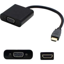 Addon HP H4F02UT#ABA Compatible HDMI 1.3 Male to VGA Female Black Active Adapter For Resolution Up to 1920x1200 (WUXGA), 100% compatible and guaranteed to work