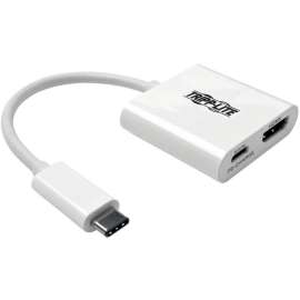 Tripp Lite, Pro Av Tripp Lite USB C to HDMI Video Adapter Converter 4Kx2K w/ USB-C PD Charging Port, USB-C to HDMI, USB Type-C to HDMI, USB Type C to HDMI 6in, 1 x HDMI, PC