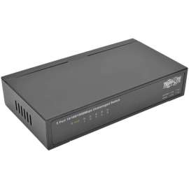 Tripp Lite 5-Port Gigabit Ethernet Switch Desktop Metal Unmanaged Switch 10/100/1000 Mbps - 5 Ports - 1000Base-T - 5 x Network - Twisted Pair - Gigabit Ethernet - 2 Layer Supported - Desktop, Wall Mountable - 5 Year