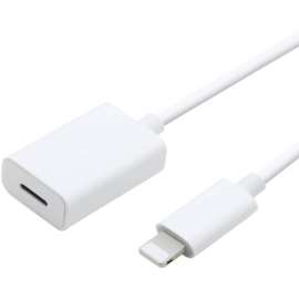 4XEM 4XEM 1M Lightning Male to Female Adapter, 3 ft Lightning Audio/Data Transfer Cable for iPod, iPhone, iPad, First End: 1 x 8-pin Lightning, Male, Second End: 1 x 8-pin Lightning