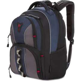 GROUP III INTERNATIONAL Wenger Cobalt 27343060 Carrying Case (Backpack) for 15.6" to 16" Notebook - Blue Gray - Polyester, Polyvinyl Chloride (PVC) Body - Shoulder Strap, Trolley Strap, Handle - 18.1" Height x 13.8" Width x 9.1" Depth - 7.61 gal Vol
