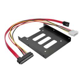 Tripp Lite 2.5 Inch SATA Hard Drive to 3.5 Inch Drive Bay Mounting Kit, Black