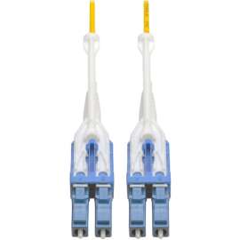 Tripp Lite 2M Duplex SMF Singlemode 9/125 Uniboot Fiber Optic Patch Cable LC/LC 6' - Fiber Optic for Patch Panel, Switch, Network Device - 1.25 GB/s - Patch Cable - 6.56 ft - 2 x LC Male Network - 2 x LC Male Network - 9/125 m - Yellow