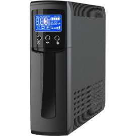 V7 UPS 1500VA Tower, Tower, 8 Hour Recharge, 3 Minute Stand-by, 120 V AC Input