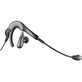 Poly Plantronics Tristar H81N Earset - Mono - Quick Disconnect - Wired - Earbud, Over-the-ear - Monaural - Outer-ear