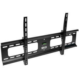 Tripp Lite Display TV Monitor Wall Mount Flat / Curved Screens Tilt for 37"-80" Displays UL Certified, 80" Screen Support, 165 lb Load Capacity, Black