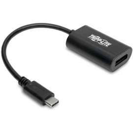 Tripp Lite, Pro Av Tripp Lite USB C to DisplayPort Video Adapter Converter 4K x 2K @ 60Hz, Black, USB Type C to DP, USB-C, USB Type-C 6in, 1 x DisplayPort, Mac, Chrome OS