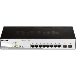 D-Link DGS-1210-10MP Ethernet Switch, 8 Ports, Manageable, Gigabit Ethernet, 1000Base-T, 1000Base-X