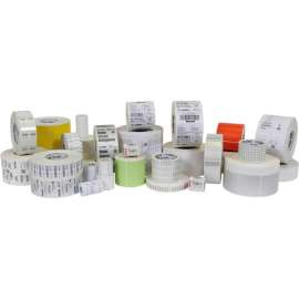 Zebra Technologies Zebra Label Polypropylene 2 x 1in Direct Thermal Zebra PolyPro 4000D 1 in core, 2" Width x 1" Length, Permanent Adhesive, Rectangle, Direct Thermal