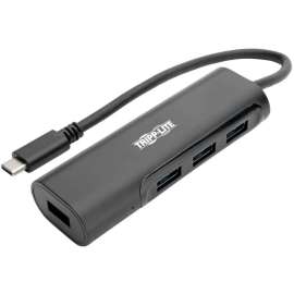 Tripp Lite USB C Hub 4-Port w/ 4x USB-A Portable Compact USB Type C, USB-C USB Type C - USB Type C - External - 4 USB Port(s) - 4 USB 3.1 Port(s) - PC, Mac