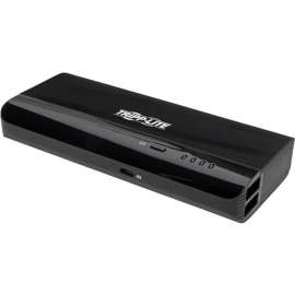 Tripp Lite USB Battery Charger Mobile Power Bank 10.4K mAh w/ Auto-Sensing, For Digital Camera, USB Device, Mobile Phone, Tablet PC, Mobile Device, Handheld Device, e-book Reader, Smartphone, MP3 Player, Lithium Ion (Li-Ion), 10400 mAh, 2.40 A