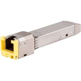 HP Aruba 1G SFP RJ45 T 100m Cat5e Transceiver, For Data Networking, Optical Network, 1 x RJ-45 1000Base-T Network, Twisted PairGigabit Ethernet, 1000Base-T