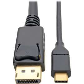 Tripp Lite, Pro Av Tripp Lite USB C to DisplayPort Adapter Converter Cable, 4K @ 60Hz, Thunderbolt 3, , USB Type C, USB-C, USB Type-C, 3ft 3', DisplayPort/USB for Smartphone, Chromebook, Projector, Monitor, Notebook, Tablet, MacBook, Audio/Video Device, 6