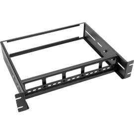 Tripp Lite Adjustable Rack-Mount DIN Rail Kit, Top Hat, Mini Top Hat and G-Style Rails, 2U Rack Height x 19" Rack Width, Rack-mountable, Black