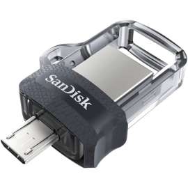 SanDisk Ultra Dual Drive m3.0, 32GB, 32 GB, USB 3.0, 5 Year Warranty