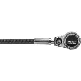 Targus DEFCON Compact Serialized Combo Cable Lock, Black, Galvanized Steel, 6.50 ft, For Notebook, Tablet
