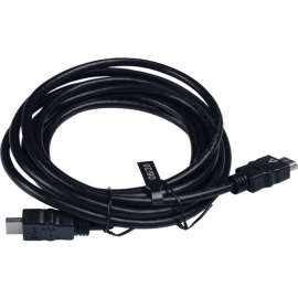 V7 Black Video Cable HDMI Male to HDMI Male 3m 10ft, 9.84 ft HDMI A/V Cable for PC, Monitor, HDTV, Projector, Audio/Video Device, First End: 1 x HDMI Digital Audio/Video, Male, Second End: 1 x HDMI Digital Audio/Video