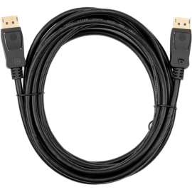 Rocstor Premium 15ft / 5m DisplayPort 1.2 Cable M/M, DisplayPort 4k, DisplayPort Male Digital Audio/Video, 15ft, Black- DP TO DP Cable 4Kx2K