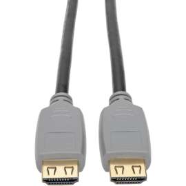 Tripp Lite HDMI 2.0a Cable High-Speed 4:4:4 Color, 4K @ 60Hz M/M Black 10ft, HDMI A/V Cable for Home Theater System, Tablet, Audio/Video Device, HDTV, Blu-ray Player, Chromebook, Projector, Monitor, iPad, MacBook, Notebook, ..., First End: 1 x HDMI Male D