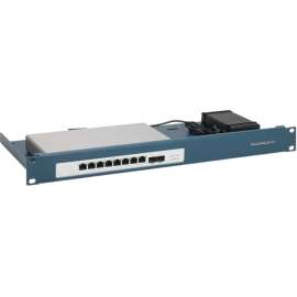 RACKMOUNT.IT CISRACK RM-CI-T3 Rackmount Kit, For Firewall, Switch, 1U Rack Height x 19" Rack Width, Rack-mountable, Jet Black