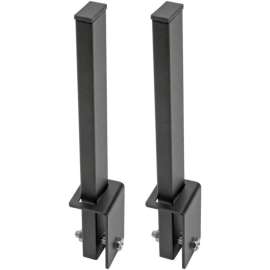 Tripp Lite Cable Retaining Post 1.5in Wide Cable Runway Straight 90-Degree, Black, 2 Pack, Steel