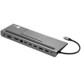 SIIG Aluminum USB-C MST Video Docking Station with 100W PD, Triple Display All-in-One Docking Station With Laptop Stand Function, DP Alt Mode